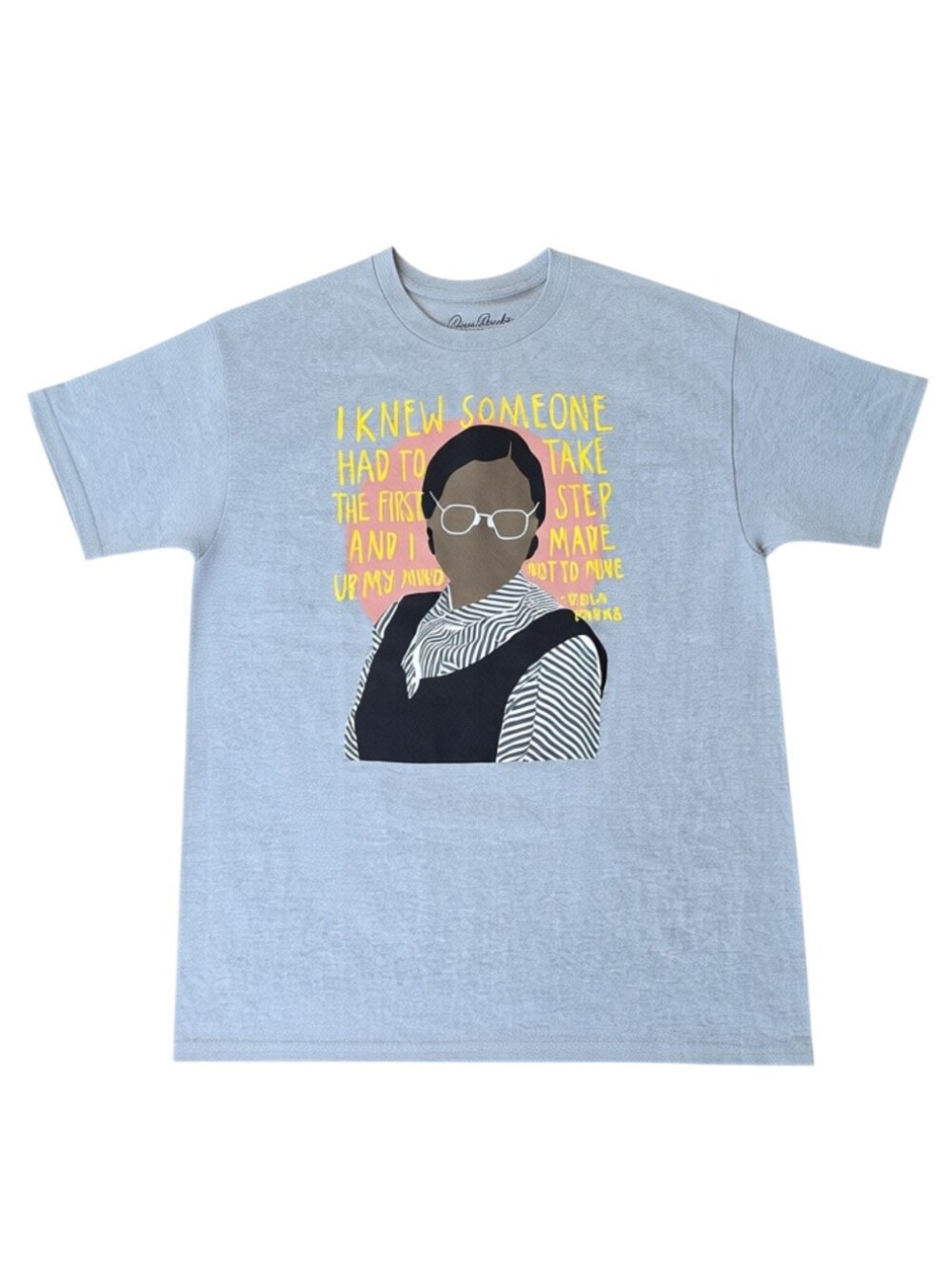Rosa Parks Gray Short Sleeve Graphic T-shirt L